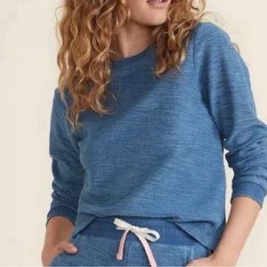 Women’s Marine Layer Daria Crewneck Sweater - Blue/ Medium M